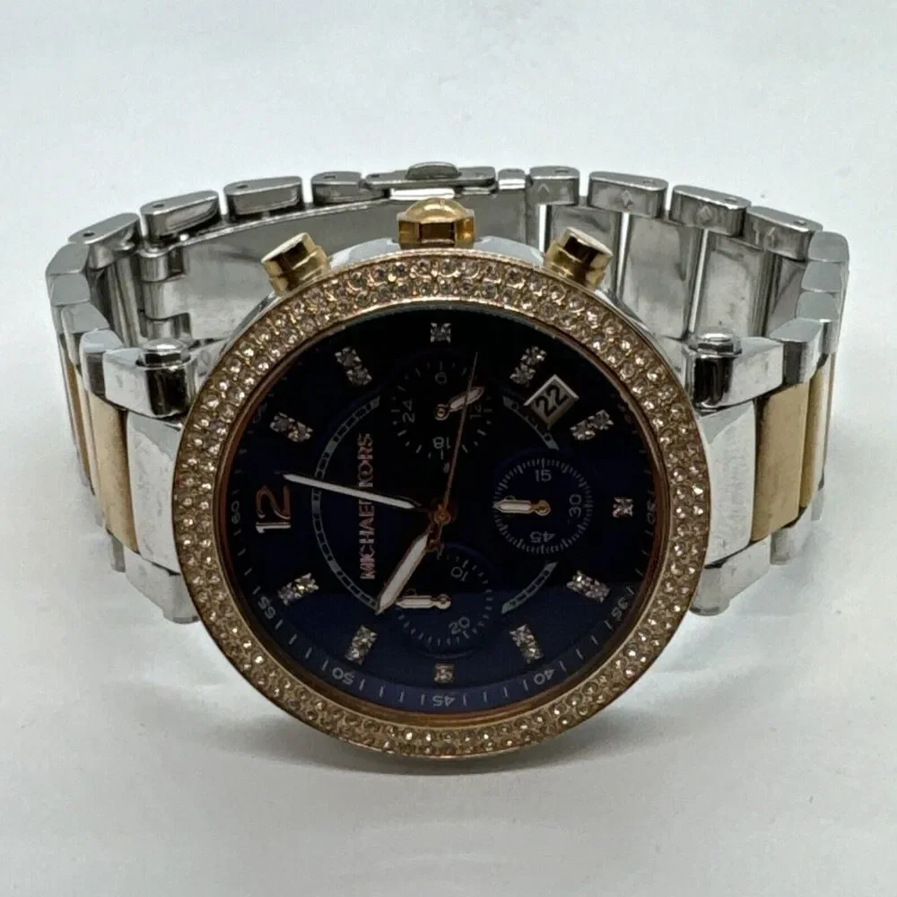 Michael Kors Parker MK6141 Women's Two-Tone Stainless Steel Analog Watch JNA598